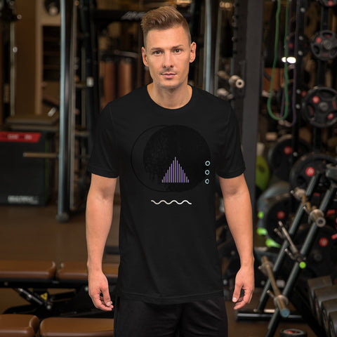 Memphis Circle - Short-Sleeve Unisex T-Shirt (M)