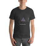 Memphis Circle - Short-Sleeve Unisex T-Shirt (M)