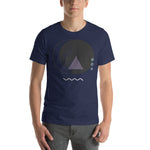 Memphis Circle - Short-Sleeve Unisex T-Shirt (M)